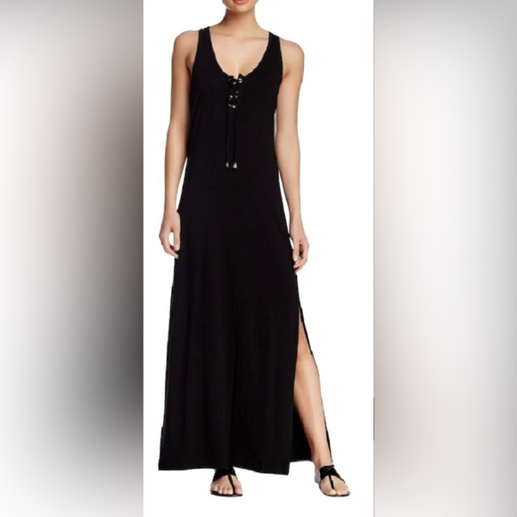 black cut out dresses Plunge Back Maxi Dress Women's Bright green A-Line colorgrp-35442 Size:XL 16-18